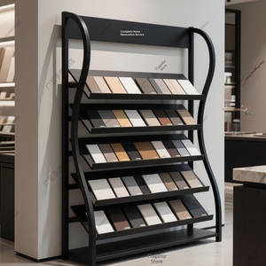 Présentoir d'échantillons pour panneaux de porte d'armoire, Présentoir de carreaux, Présentoir de nuancier, Présentoir d'échantillons de briques en éco-board - Product Image 1