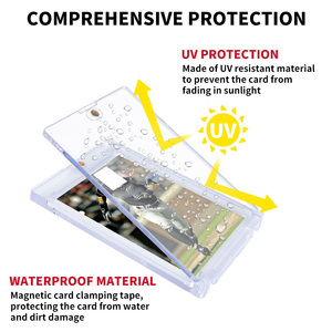Custodia con magnete per carte sportive con supporto magnetico per Trading Card espositore custodia per carte da gioco - Product Image 3