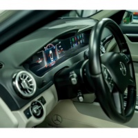 Écran d'instrument numérique 12,3 pouces + Lecteur multimédia Android 10,25 pouces pour voiture avec CarPlay sans fil pour Mercedes-Benz Classe C W204 2011-2014
