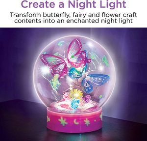 Kit de bricolage parfait pour des lumières féériques en forme de papillon, crée une lumière nocturne, kit de terrarium pour enfants - Product Image 4