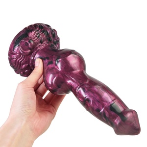 NNSX Strap on Dog Butt Plug With Big Knot for Couple Dragon Animal <b>Dildo</b> with Suction Cup Prostate Monster <b>Dildo</b> Lesbian Sex Toy - Product Image 3