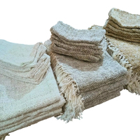 Blanc pur Sari soie tissu housse de canapé personnalisé voyage broderie techniques Logo Style décoratif temps plomb maison Textile sacs