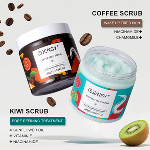 OEM Vegan Moisturising Private Label Argan Oil Fruit Tea Tree Lemon Shea Butter Organic Exfoliator Whitening <strong>Body</strong> <strong>Scrub</strong> - Product Image 4