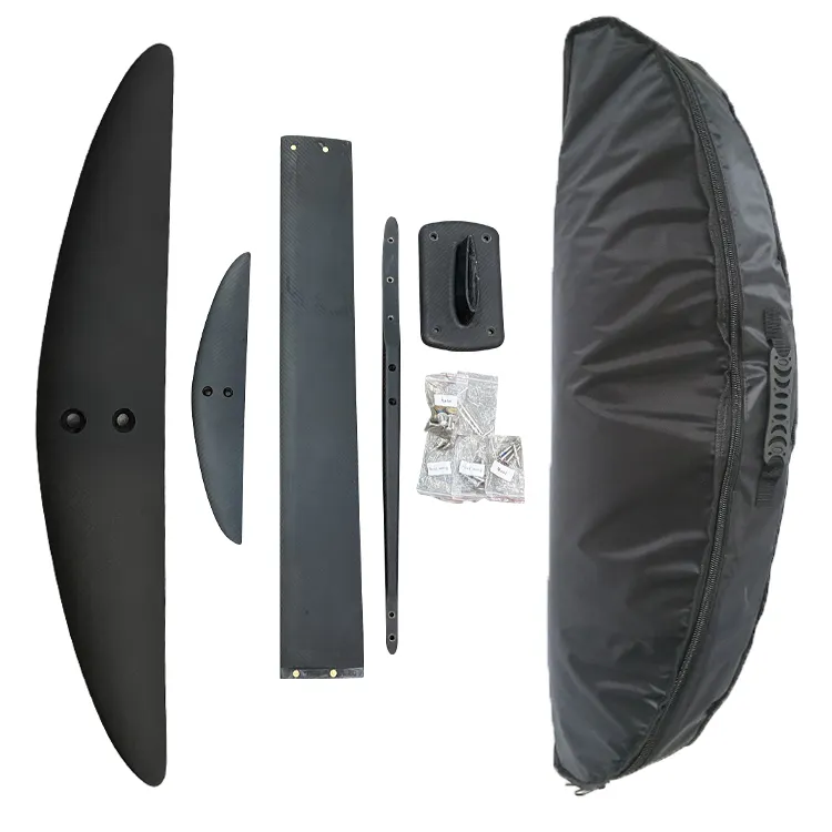 Watersport Extra Lange Voorvleugel 130Cm Surfen 3K Carbon Folie F18 2600Sqcm Aluminiumfolie Board Pompstation Start Draagvleugelboot