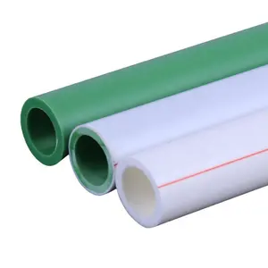 20-160MM OEM soldadura redonda fontanería PPR tubo plástico PPR tubería de agua PPR tubería