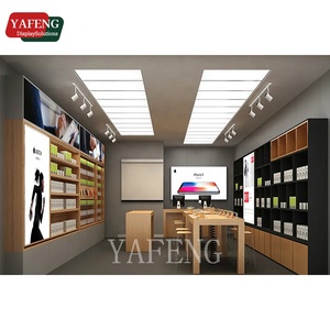 Điện tử tùy chỉnh tủ điện thoại với màn hình hiển thị cửa hàng chiếu sáng LED để sửa chữa điện thoại di động và thiết kế cửa hàng điện thoại di động - Product Image 1