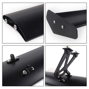 <strong>The</strong> Cross-border Car Modification Aluminum Alloy Perforated Rear Wing Three-box Is Suitable for Mitsubishi, Toyota, Honda, and - Product Image 4