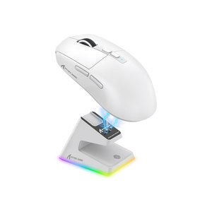 Souris de jeu sans fil légère ATTACK SHARK X6 avec rétroéclairage RVB, base de charge et boutons programmables - Product Image 2