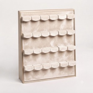 Customized Velvet Jewelry Display Stand for Stud Earrings <b>Rings</b> <b>Necklaces</b> Pendants Home Counter Storage - Product Image 6