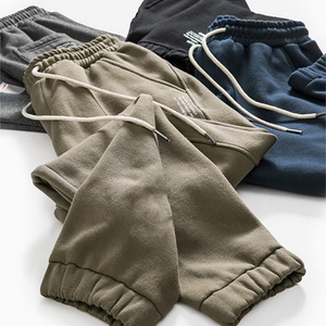 Fabricants de vêtements – Pantalons de jogging amples en molleton French Terry personnalisés pour hommes – OEM – Pantalons de sport décontractés en coton pour hommes - Product Image 1