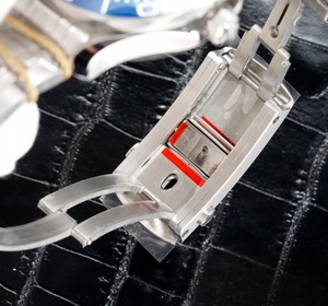 Reloj Deportivo de Buceo Mecánico con Esfera con Patrón de Olas, Bisel Giratorio, Correa de Acero Inoxidable, Movimiento Automático, Reloj de Pulsera para Hombre Omegaes - Product Image 6