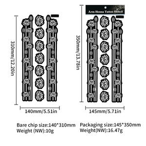 Plantillas de Tatuajes de Henna Mini para Manos y Pies, Diseño Floral, Luna y Estrella, Resistentes al Agua, Plantillas de Arte para Mujeres, Tatuajes DIY - Product Image 3