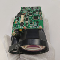 Sensor Inframerah Nirkabel Laser Jarak 8000m Luar Ruangan UART 1535nm 8km Modul Pengukur Jarak Telemeter untuk Perangkat Seluler Genggam