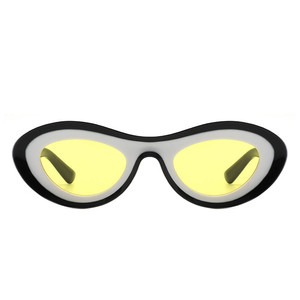 แว่นกันแดดแฟชั่นทรงรีวินเทจ Alba - Oval Retro Round Tinted - Product Image 2