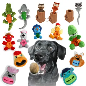 AFP Interactive hide pet peluche treat IQ food dispenser hider holders puzzle feeder toys treat for dogs