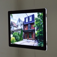 Panneau LED Shadow Lightbox A4 rectangulaire en acrylique ultra-plat 10000 Lumens, cadre d'affichage suspendu intérieur à économie d'énergie pour affiches