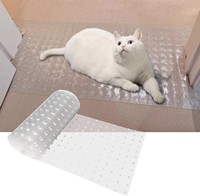 Großhandel Luxuriöser Weicher PVC Transparenter Anpassbarer Kratzfester Rutschfester Teppichschutz für Katzen und Hunde, Einfach Zugeschnitten