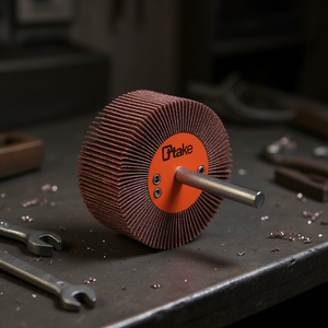 TTAKE Corundum Abrasive Flap <b>Wheel</b> 30x10 Mm With 6 Mm Shank For <b>Grinding</b> - Product Image 3
