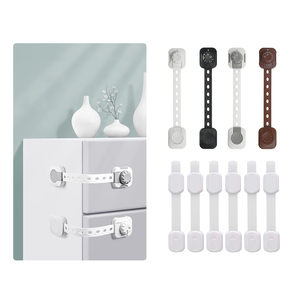 Custom 6pcs Multifunctional Adjustable Cabinet Freezer Door Refrigerator Locks Child Baby Safety Lock