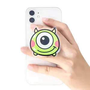 High quality epoxy Magnetic phone holder cute cartoon acrylic phone grip Magnetic phone socket custom logo