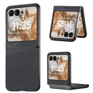 Funda Protectora para Teléfono Móvil de Cuero PU Ligero Personalizada de Fábrica, Resistente a los Golpes, para Moto <span class=keywords><strong>Razr</strong></span> 60/50 - Product Image 1