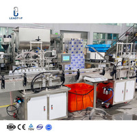 Machine de capsulage de remplissage de filtre de congélation de mélange de parfum de brume corporelle de bouteille en verre liquide entièrement automatique de 15mm