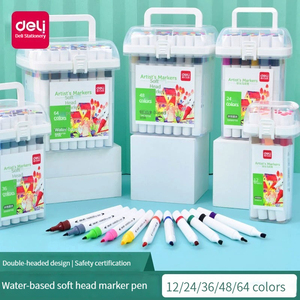 Rotulador de Doble Punta Multicolor Deli 70809-24, Bolígrafo de Dibujo, Material Escolar de Alta Calidad - Product Image 2