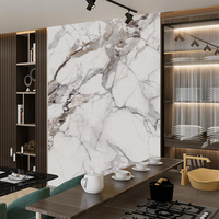 Panel de Pared de PVC con Diseño Geométrico de Mármol, Impermeable, Insonorizado, Ignífugo, Moderno, Clásico y Decorativo para Baño, Cocina y Sala de Estar