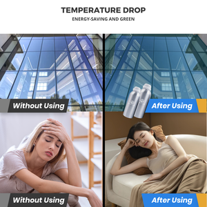 Revestimiento de vidrio con aislamiento térmico de tierras raras Exterior Interior Apartamento Hogar Vidrio UV IR Pintura de aislamiento térmico - Product Image 3