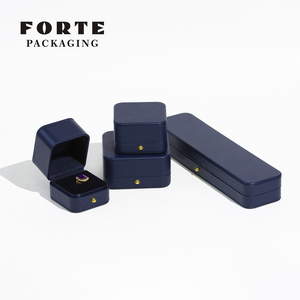 FORTE Packaging PU Luxury <b>Gift</b> Box Jewelry Packaging Bracelet Necklace <b>Earring</b> Ring <b>Boxes</b> Leather Jewelry Box - Product Image 4