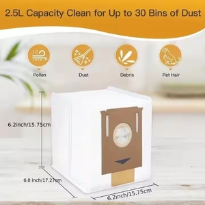 <span class=keywords><strong>ECOVACS</strong></span> Deebot T8AIVI/T8Max/N8Pro <span class=keywords><strong>Plus</strong></span>/N8Pro/DX93/DDX96/N10 <span class=keywords><strong>Plus</strong></span> Robot aspirador bolsas de polvo batería de plástico Compatible con coche - Product Image 6