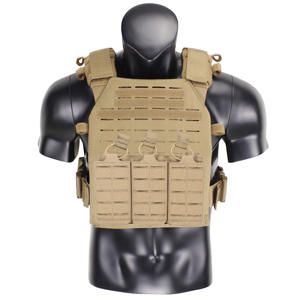 Gilet tattico compatto tattico con cambio tattico, gilet a basso profilo tagliato al Laser con custodia a sgancio rapido triplo Mag testato sul campo - Product Image 4