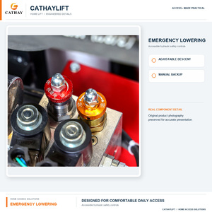 Cathaylift 3,5m hoge hydraulische thuislift voor gehandicapten met 1,43m x 1m tafel - Product Image 4