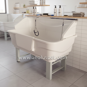 Bañera Independiente para Peluquería Canina de Fibra de Vidrio Ecológica con Diseño Moderno - Product Image 4