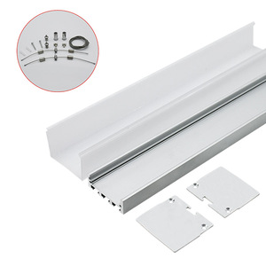 4542f Tùy Chỉnh Ba Bên Sáng Chụp Đèn Nhôm Ánh Sáng Hồ Sơ Cho Trần Tường Treo LED Ánh Sáng Với Treo Dây - Product Image 2