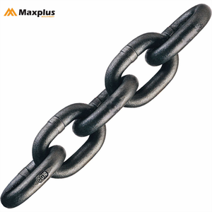 Cadena de Acero Grado 100, Galvanizada y Soldada, para Elevación, Grado G80, Negra, para Grúas Aéreas y Remolque de Alta Resistencia - Product Image 1