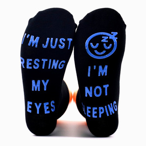 Venta al por mayor barato vestido de alta calidad NO ESTOY DORMIR Gaming Grip Calcetines antideslizantes - Product Image 4