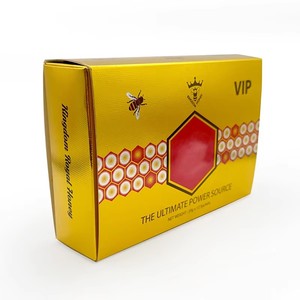 Scatola Regalo Rettangolare Pieghevole di Alta Qualità, Confezione Dorata per Tè, Bomboniere, Cioccolato, Caffè Istantaneo, Imballaggio Alimentare Vuoto - Product Image 3