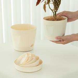 Kit de Jardinière <span class=keywords><strong>Grande</strong></span> <span class=keywords><strong>Taille</strong></span> en <span class=keywords><strong>Plastique</strong></span> PP Écologique Style Ferme avec Arrosage Automatique Facile et Plateau Étanche pour Jardinage Domestique - Product Image 6