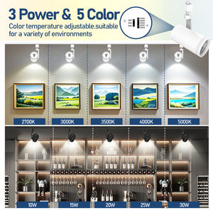 Hotel Store Home 5CCT Selectable 10w Htype Cct Led <b>Track</b> Head <b>Track</b> <b>Lights</b> 2700K 3000K 5000K 20W 30W 40W Led <b>Track</b> <b>Light</b> - Product Image 4