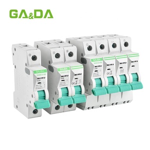 Pemutus Sirkuit Miniatur Bersertifikat CE 500V <span class=keywords><strong>2</strong></span> Kutub 32A Solar PV MCB Tegangan Terukur 500V Kapasitas Pemutusan 6KA Model - Product Image 4