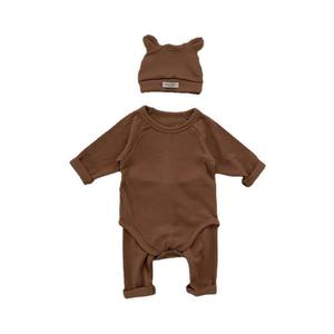 Venta al por mayor de fábrica/OEM: Traje de bebé de una pieza <span class=keywords><strong>para</strong></span> primavera y otoño, unisex, con pantalones de cintura alta, <span class=keywords><strong>ropa</strong></span> de casa. - Product Image 6