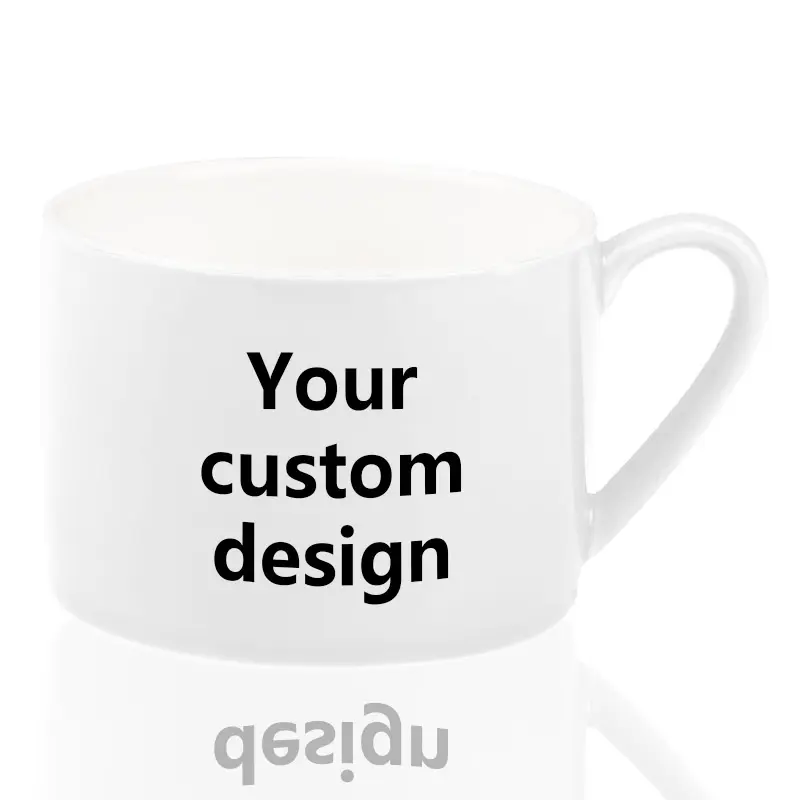 Custom Logo Milk Tea Classic Ceramic Mugs Personalised Multi Colors Porcelain Handmade Coffee Cup
