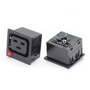 IEC320 C19 PDU Toma de corriente Tipo hembra Botón pulsador con conector IEC bloqueable 20A Aplicación industrial 16A Corriente nominal - Product Image 1