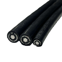 854/ASTM B800 3 * 6AWG Cable plano concéntrico de cobre 0,6/1KV con conductor de aluminio y aislamiento XLPE