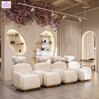 Speway White Salon Unité de lavage des cheveux Circulation Therapy Thai Shampooing Lit pour enfants
