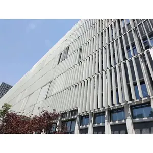 Adjustable Airfoil Aluminum Extrusion Sun Shade Outdoor Protective Structure for Modern Building Shutter