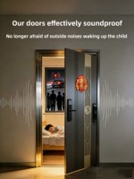 Nouvelle porte d'entrée en acier inoxydable de style chinois, antivol, respirante, sculptée, pour villa, extérieure, personnalisée, avec garantie de 3 ans