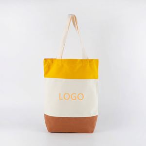Bolsa de Mano de Lona de Algodón Reciclada con Color Personalizado para Mujer, Bolsa de Compras para Exteriores con Impresión y Personalización - Product Image 2