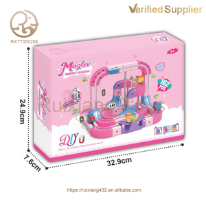 <span class=keywords><strong>Jouet</strong></span> de piste de course pour voitures miniatures, thème dinosaure de dessin animé et animaux mignons, avec piste inclinée, son et lumière électriques, et fonction d'escalade d'obstacles - Product Image 5